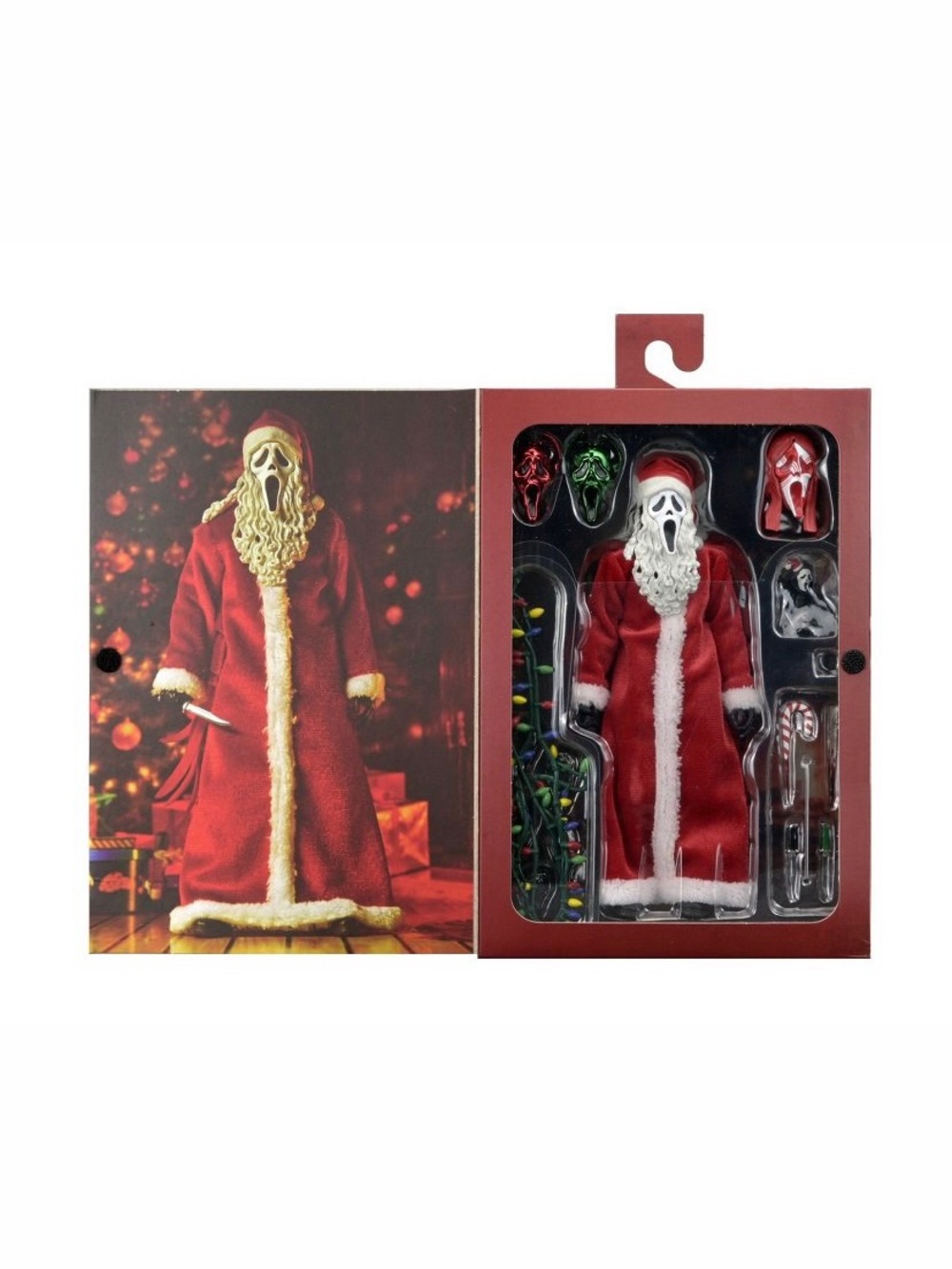 NIB. NECA Ghost Face Santa’s Slay Ultimate Action Figure